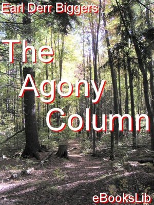 cover image of The Agony Column